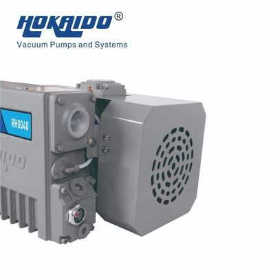 Noise Level 64 RH0040 Oil-Lubricated Rotary Vane Vacuum Pump For Decorative Film